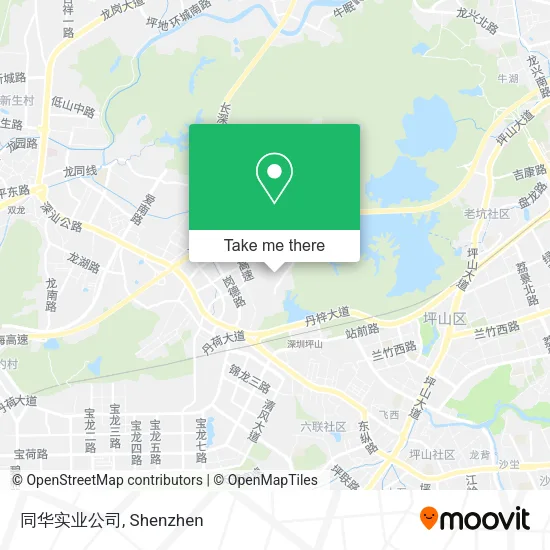 同华实业公司 map