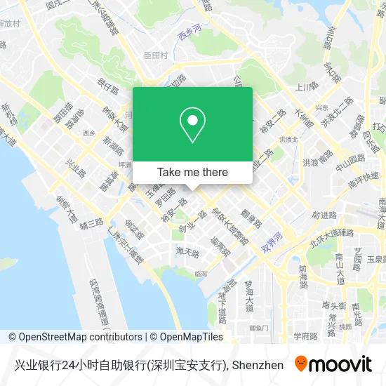 兴业银行24小时自助银行(深圳宝安支行) map