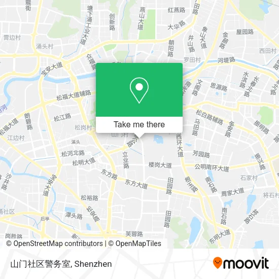 山门社区警务室 map