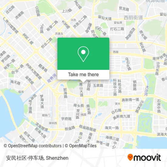 安民社区-停车场 map