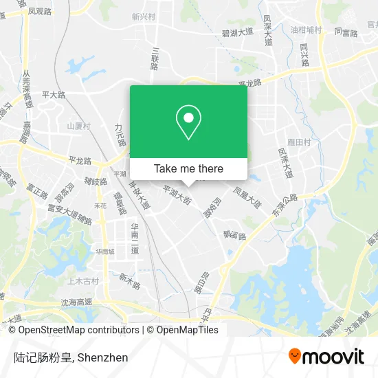 陆记肠粉皇 map