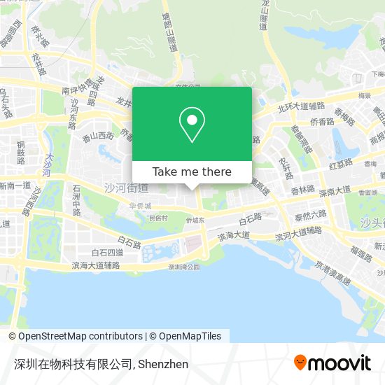 深圳在物科技有限公司 map