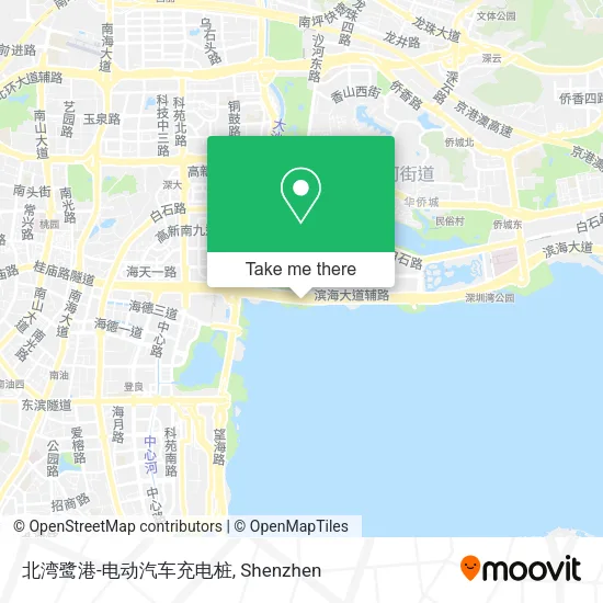 北湾鹭港-电动汽车充电桩 map