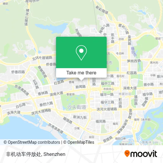 非机动车停放处 map