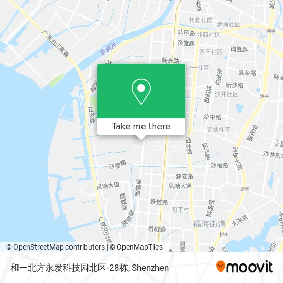 和一北方永发科技园北区-28栋 map
