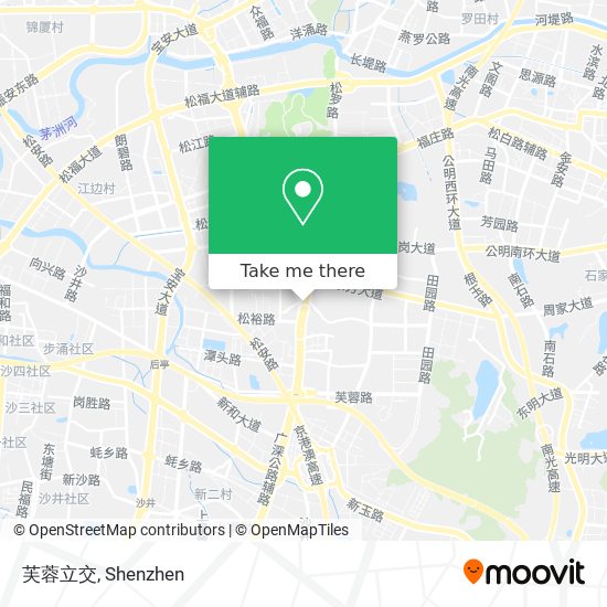 芙蓉立交 map