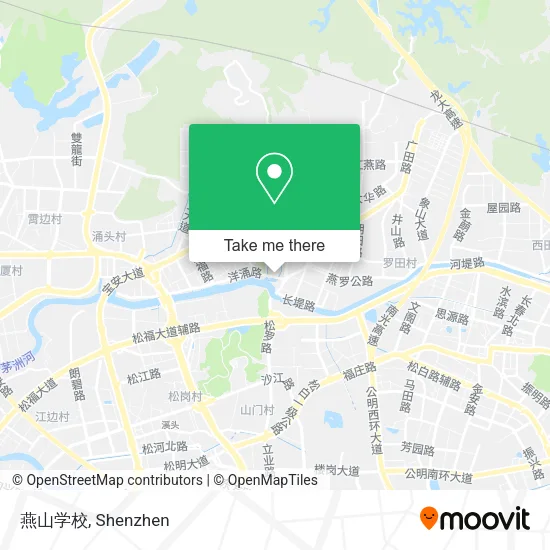 燕山学校 map