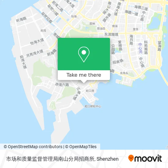 市场和质量监督管理局南山分局招商所 map