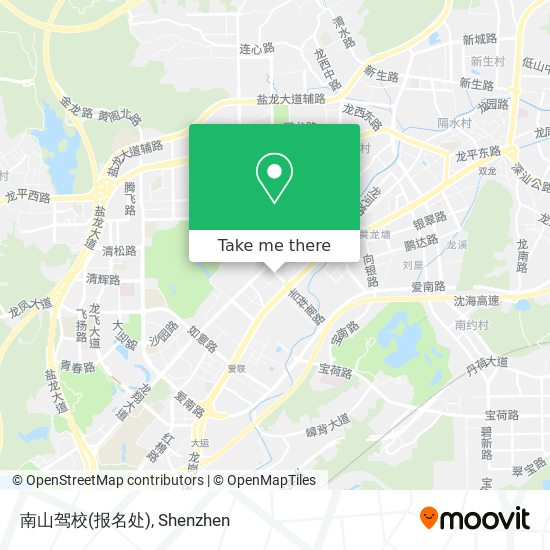 南山驾校(报名处) map
