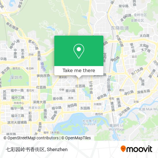 七彩园岭书香街区 map