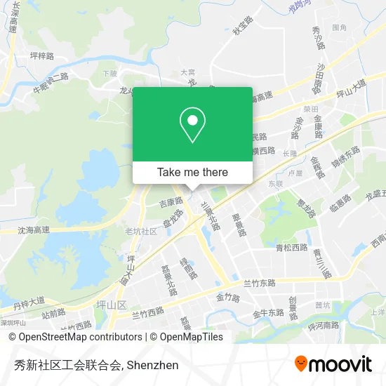 秀新社区工会联合会 map