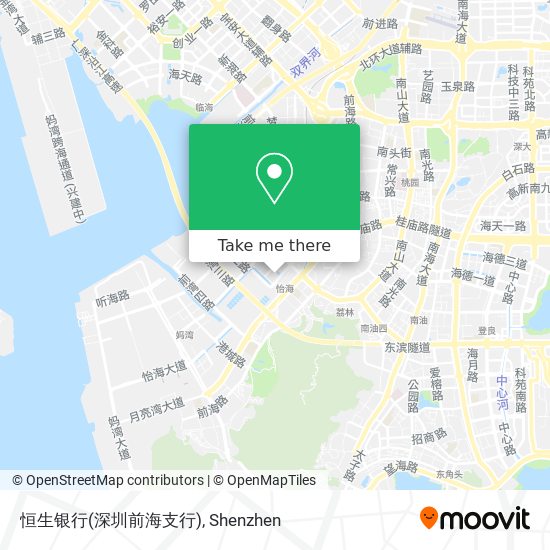 恒生银行(深圳前海支行) map