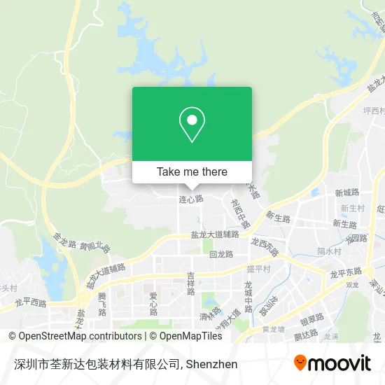 深圳市荃新达包装材料有限公司 map