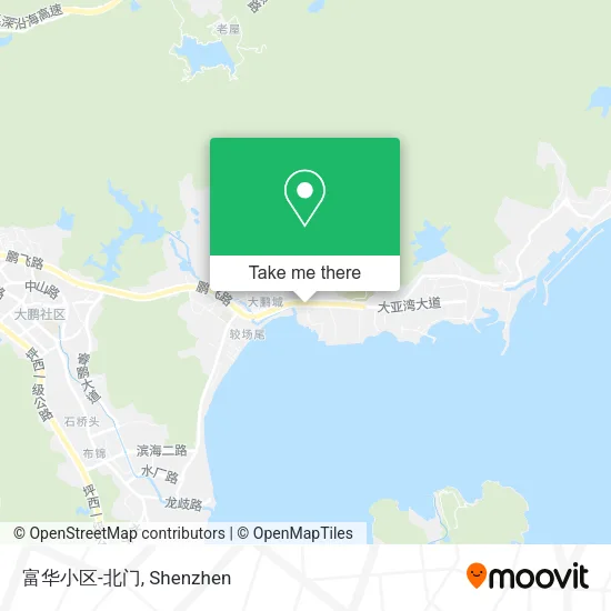 富华小区-北门 map