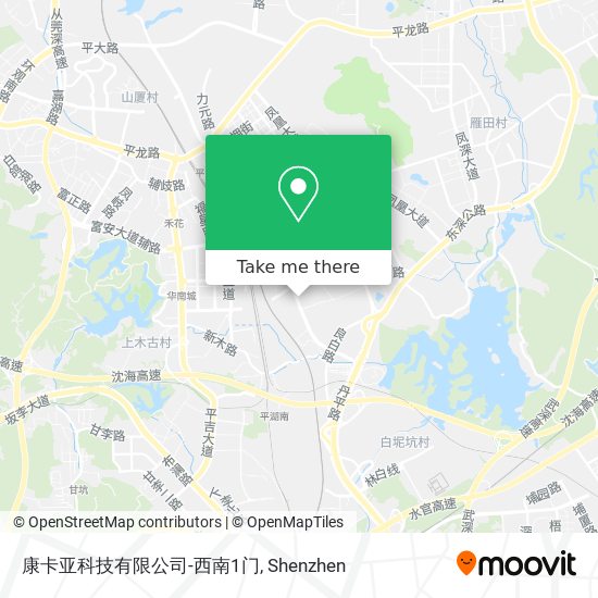康卡亚科技有限公司-西南1门 map