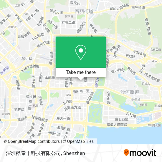 深圳酷泰丰科技有限公司 map