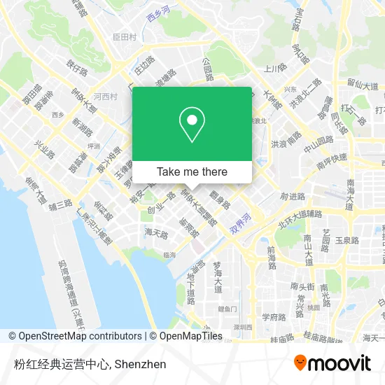 粉红经典运营中心 map