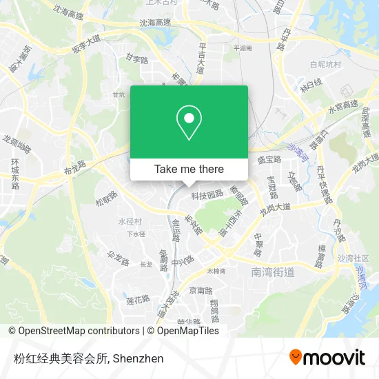 粉红经典美容会所 map