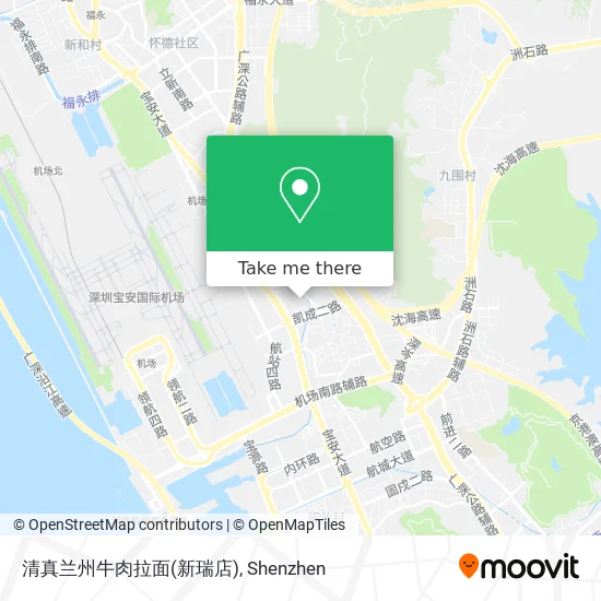 清真兰州牛肉拉面(新瑞店) map