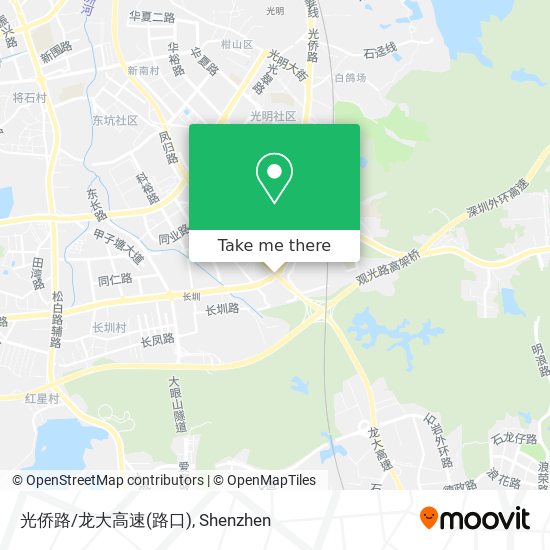 光侨路/龙大高速(路口) map