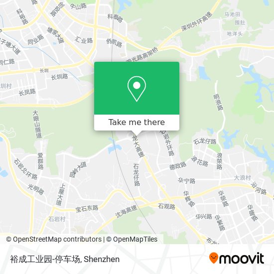 裕成工业园-停车场 map