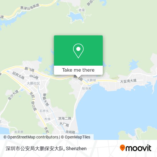 深圳市公安局大鹏保安大队 map