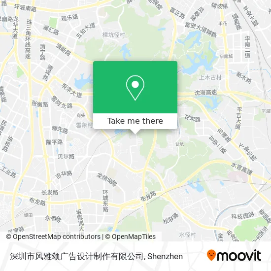 深圳市风雅颂广告设计制作有限公司 map