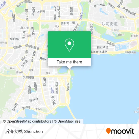 后海大桥 map
