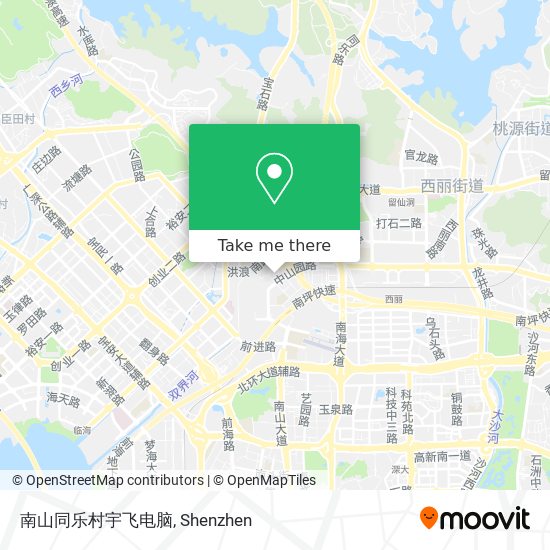 南山同乐村宇飞电脑 map