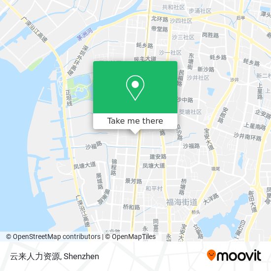 云来人力资源 map