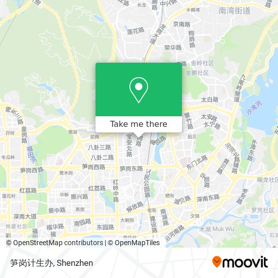 笋岗计生办 map