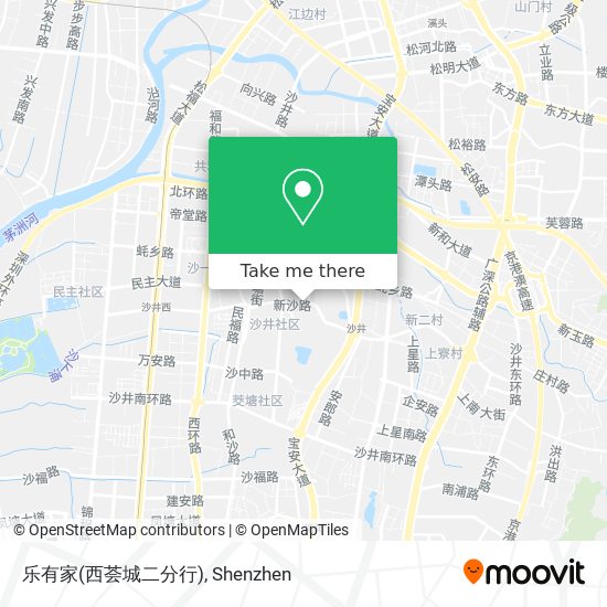 乐有家(西荟城二分行) map