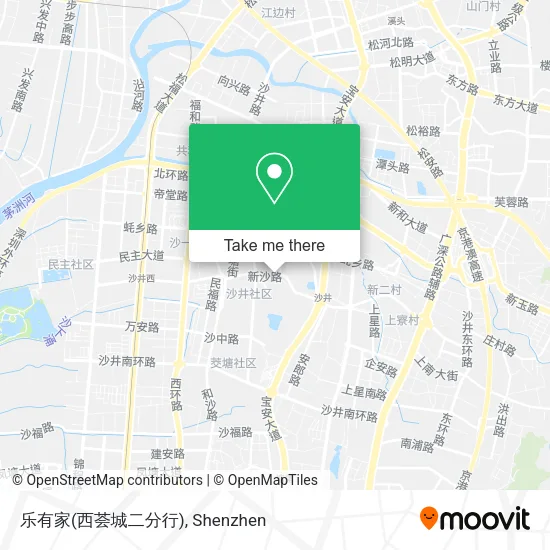 乐有家(西荟城二分行) map