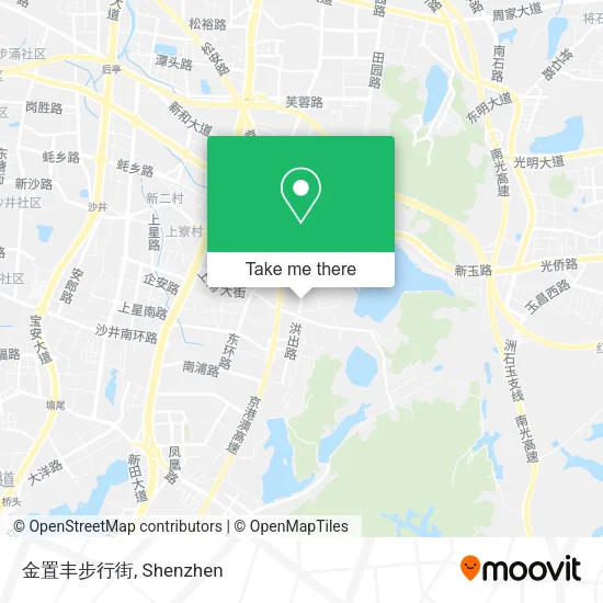 金置丰步行街 map