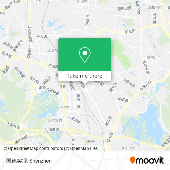 国德实业 map