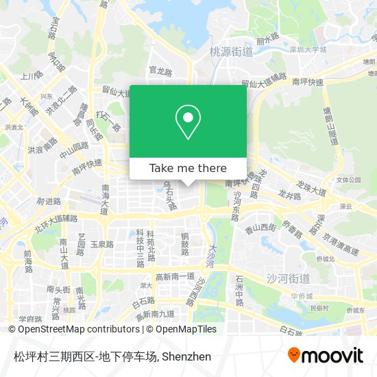 松坪村三期西区-地下停车场 map