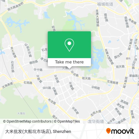 大米批发(大船坑市场店) map