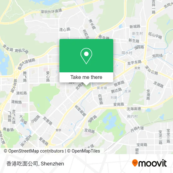 香港吃面公司 map