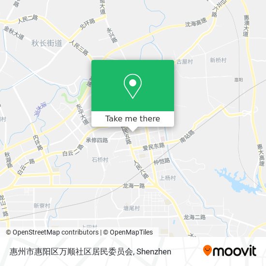 惠州市惠阳区万顺社区居民委员会 map