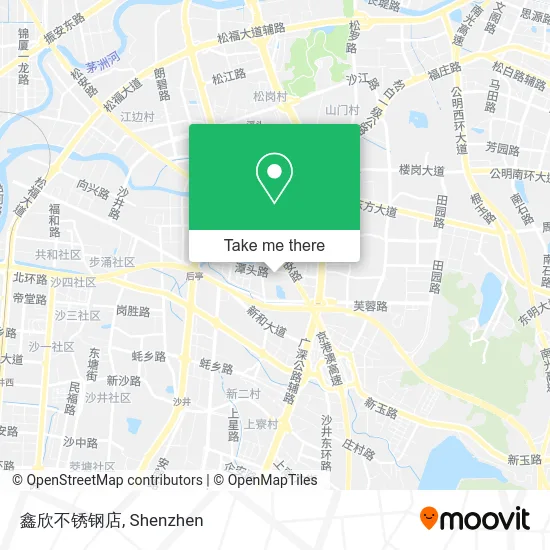 鑫欣不锈钢店 map