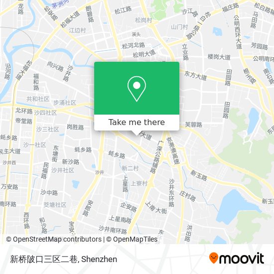 新桥陂口三区二巷 map