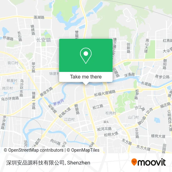 深圳安品源科技有限公司 map