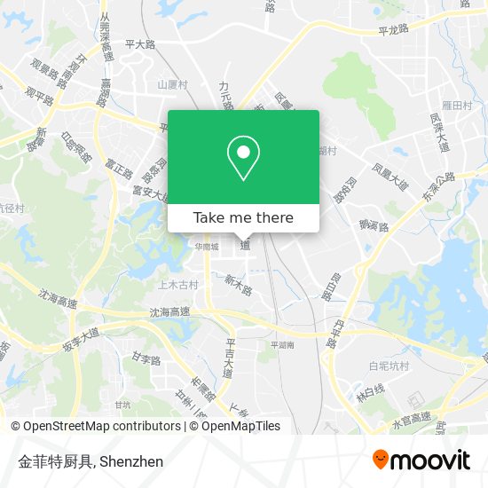 金菲特厨具 map