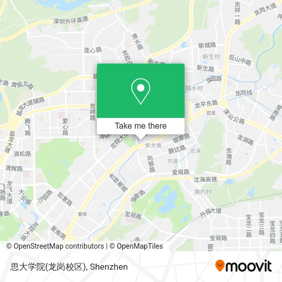 思大学院(龙岗校区) map