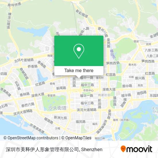 深圳市美释伊人形象管理有限公司 map