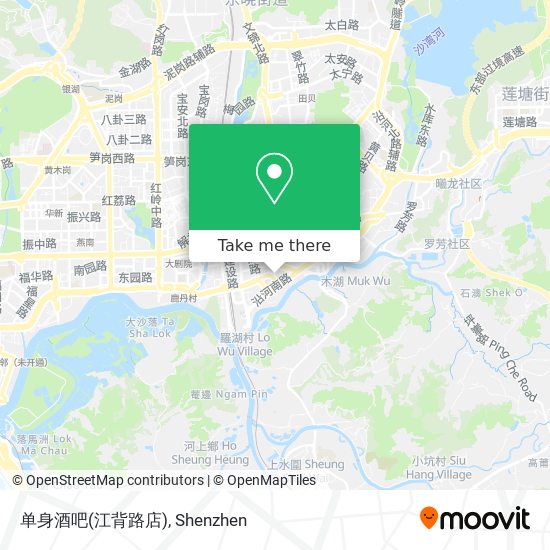 单身酒吧(江背路店) map