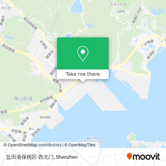 盐田港保税区-西北门 map