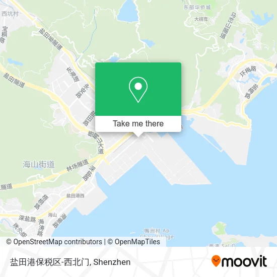 盐田港保税区-西北门 map