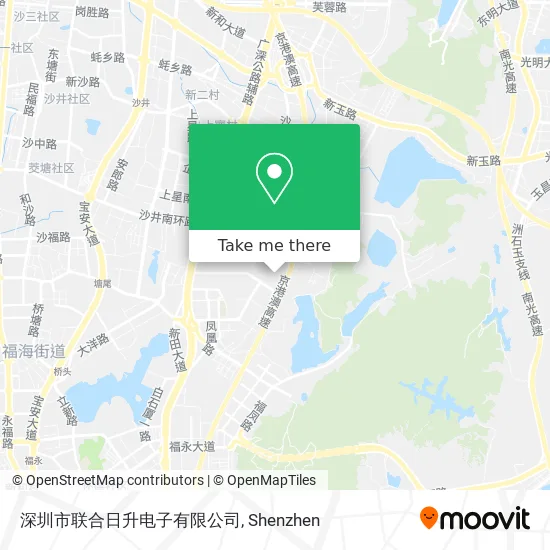 深圳市联合日升电子有限公司 map