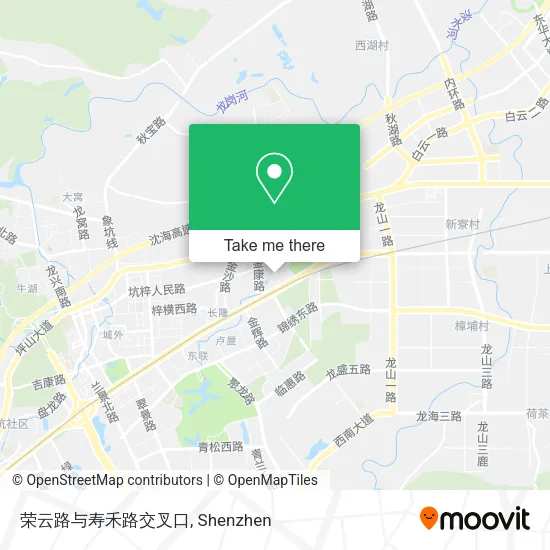 荣云路与寿禾路交叉口 map